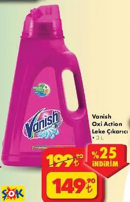 VANİSH OXİ ACTİON LEKE ÇIKARICI VANİSH OXİ ACTİON LEKE ÇIKARICI